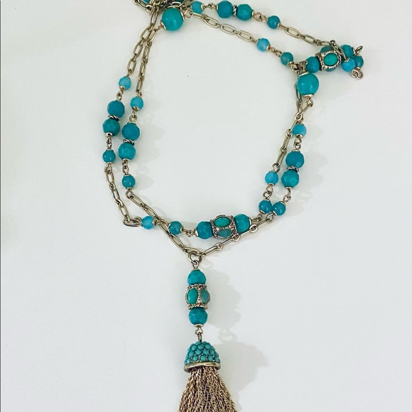 Turquoise and Good Necklace, Anne Klein - Picture 2 of 2